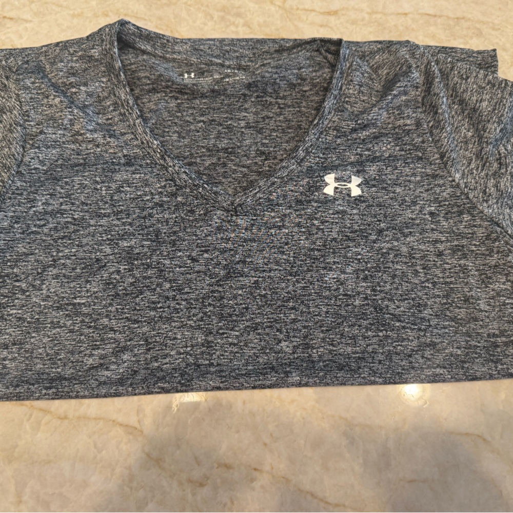 Under Armour Gray V-Neck T-Shirt